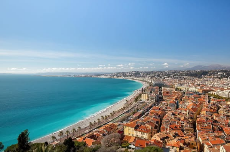 📍Scenic views of Nice from Castle Hill 🇫🇷