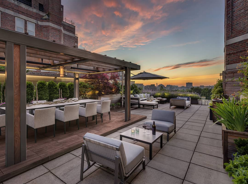 Enjoy a Drink on a Rooftop Terrace