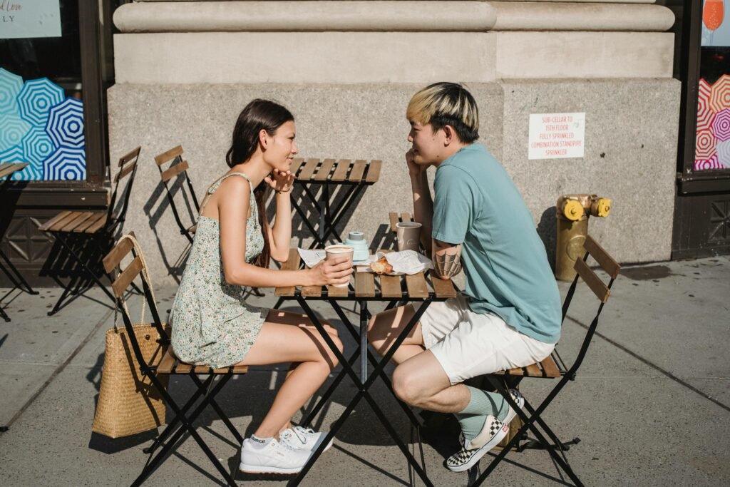 Quick Breakfast at the Street Market