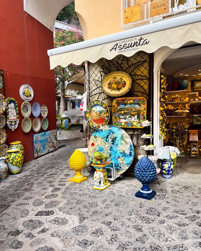 Positano’s boutique shops